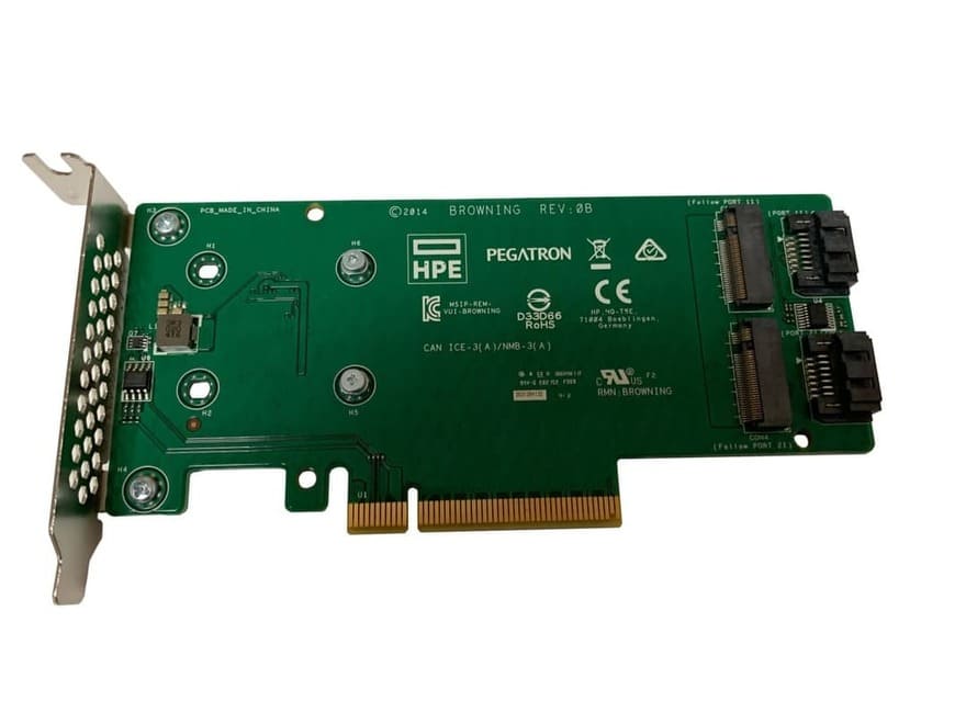 759505-001 HPE PCI-E DUAL M.2 SATA RISER CARD